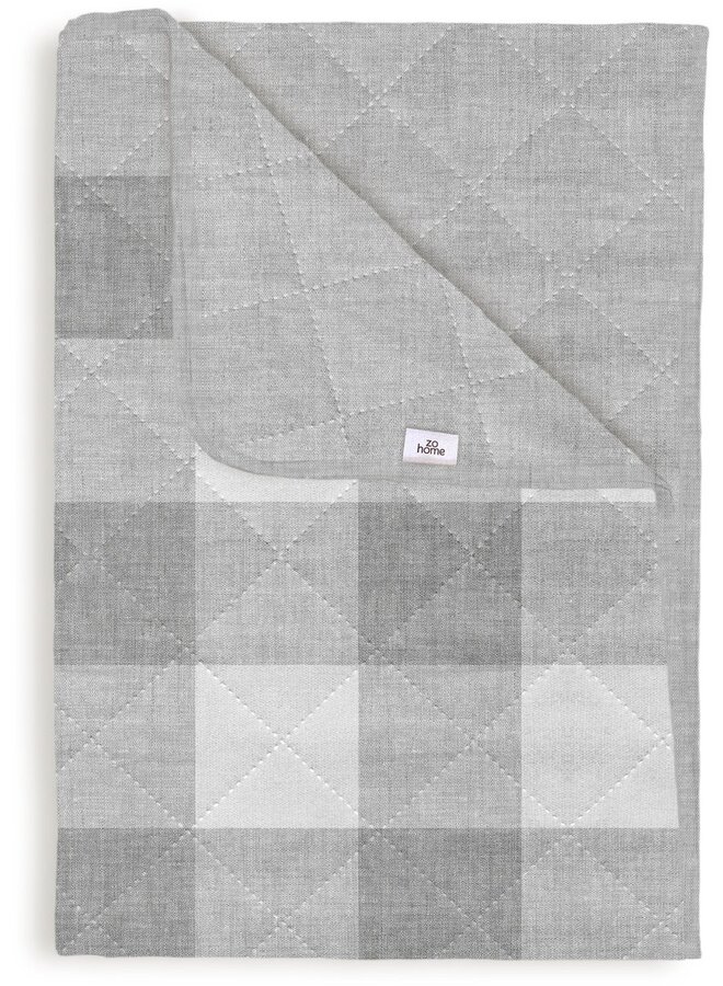 ZO! Home Sprei Quatrro Di Lino Grijs - Polyester