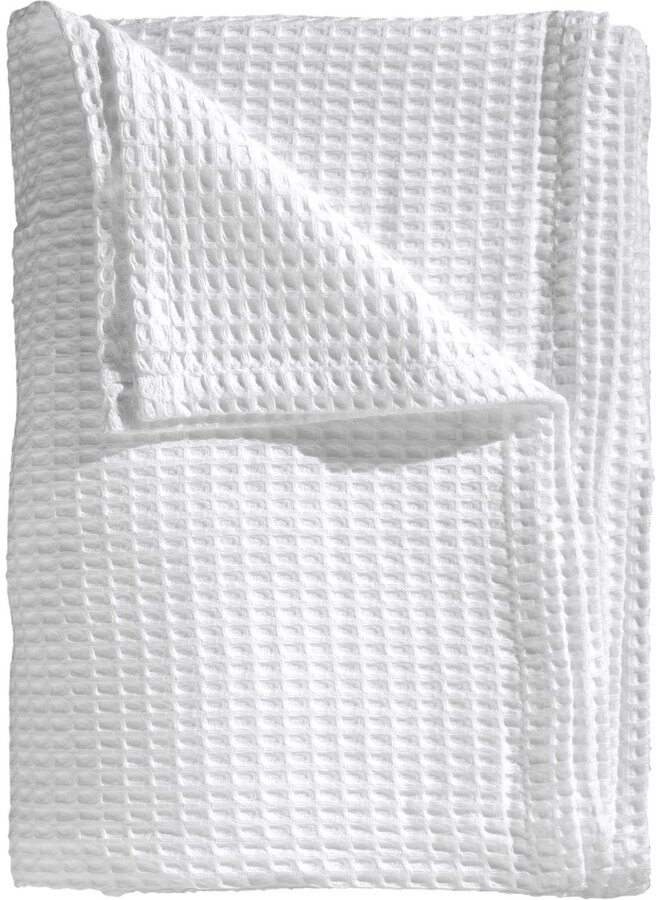 Heckett & Lane Sprei Wafel Wit - Gerecyled Katoen