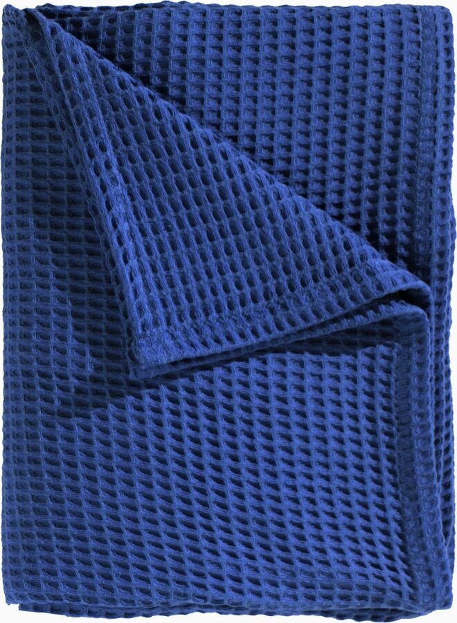 Heckett & Lane Sprei Wafel Blauw - Gerecyled Katoen