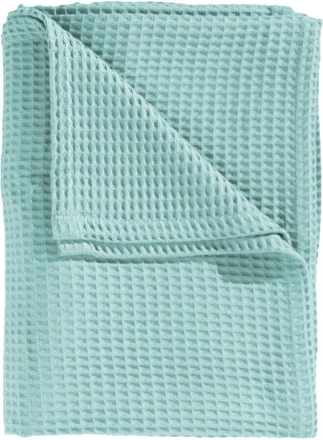 Heckett & Lane Sprei Wafel Groen - Gerecyled Katoen