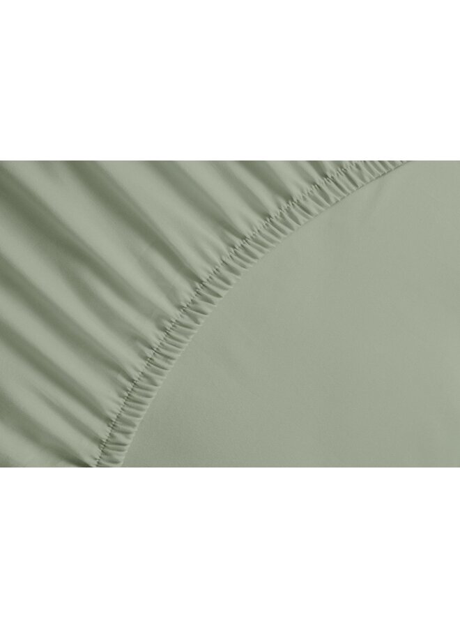 Heckett & Lane Hoeslaken Mumbai Groen - Percale Katoen