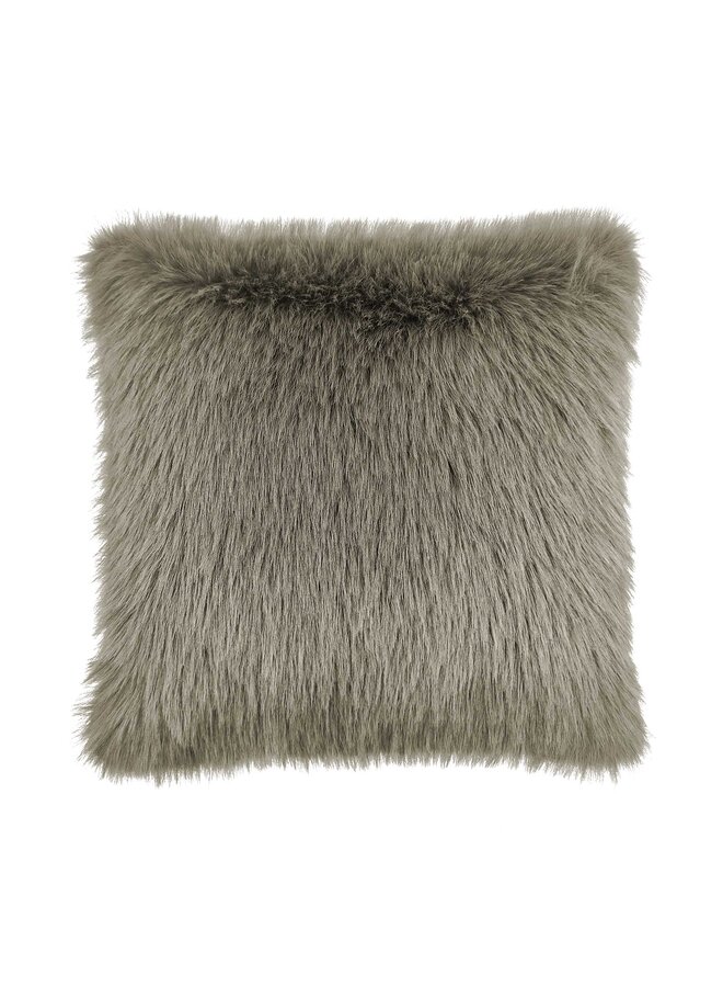 Sierkussen Perle Taupe - Fake Fur