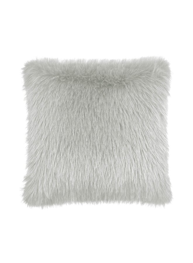 Heckett & Lane Sierkussen Perle Lichtgrijs - Fake Fur