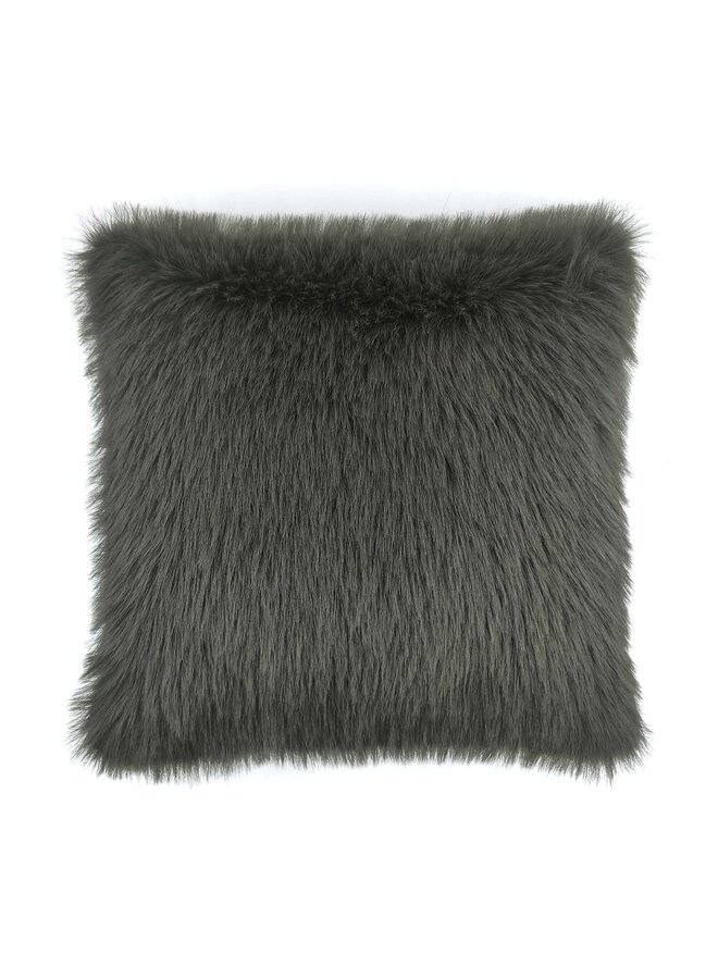 Heckett & Lane Sierkussen Perle Grijs - Fake Fur