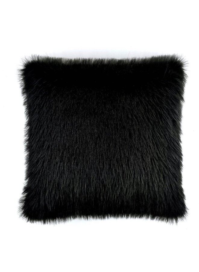 Sierkussen Perle Zwart - Fake Fur