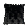 Heckett & Lane Sierkussen Delphi Zwart - Fake Fur