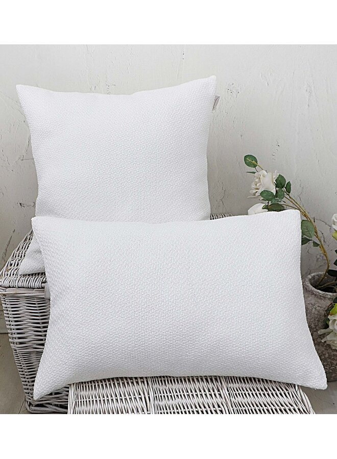 Sierkussen Lilian Wit - Polyester