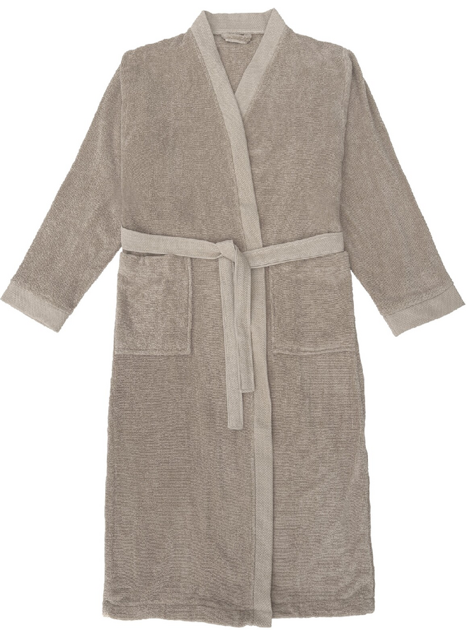 Badjas Premium Taupe - Katoen