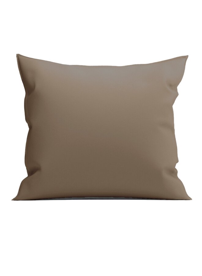 Yellow Sierkussenhoes Mumbai Taupe - Percale Katoen