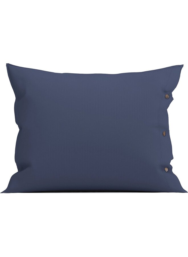 Kussensloop Blauw - Percale Katoen