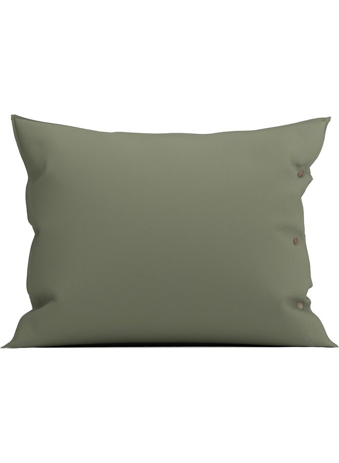 Kussensloop Groen - Percale Katoen