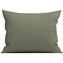 Yellow Kussensloop Groen - Percale Katoen
