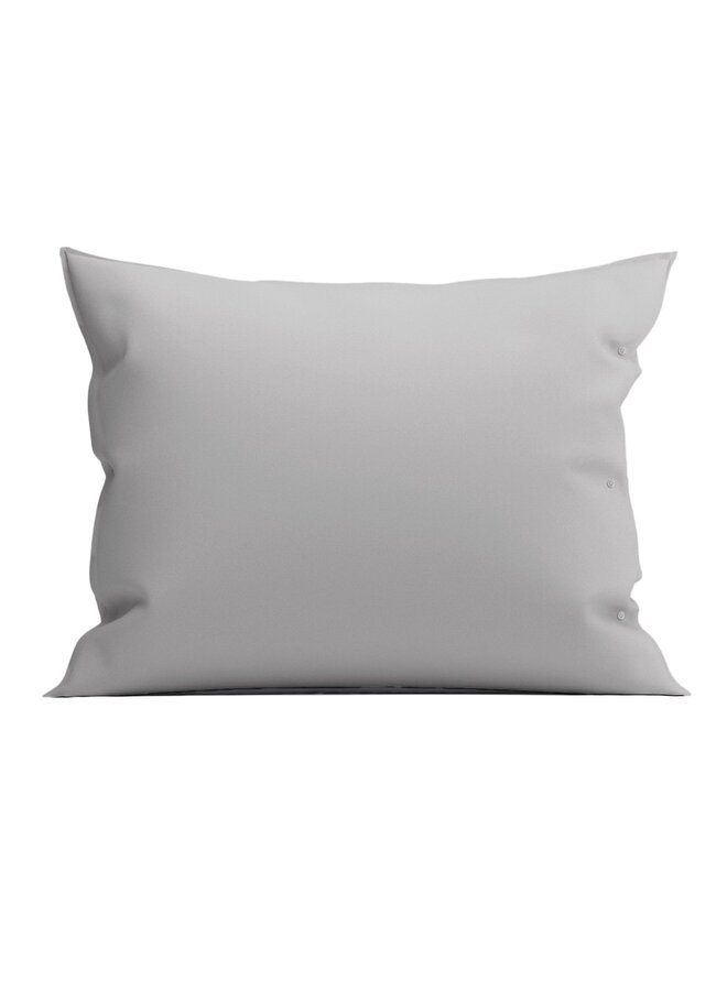 Kussensloop Mumbai Grijs - Percale Katoen