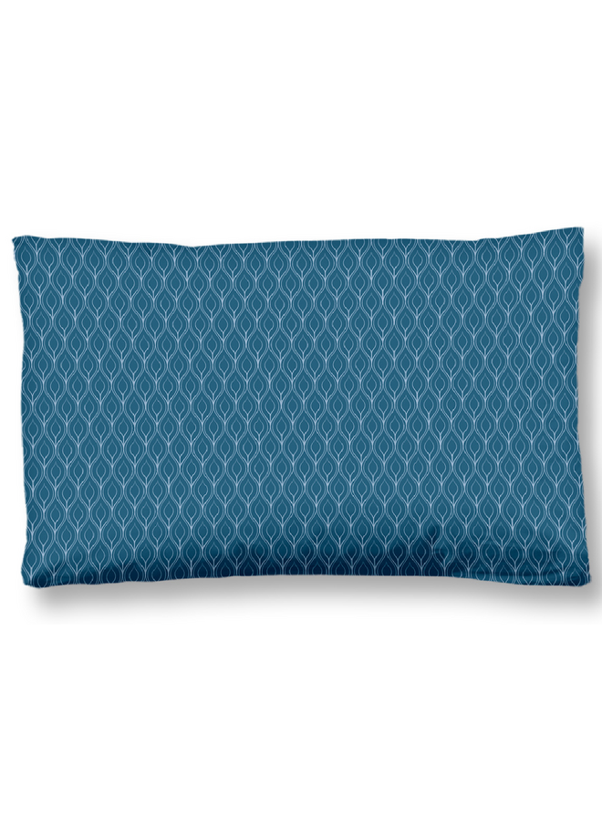 Sierkussenhoes Kodiak Blauw - Set Van 2 - Flanel