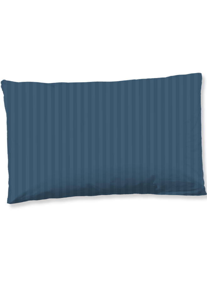 Sierkussenhoes Sevilla Denim Blauw - Katoensatijn