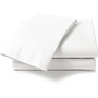 Yellow Laken Wit - Percale Katoen