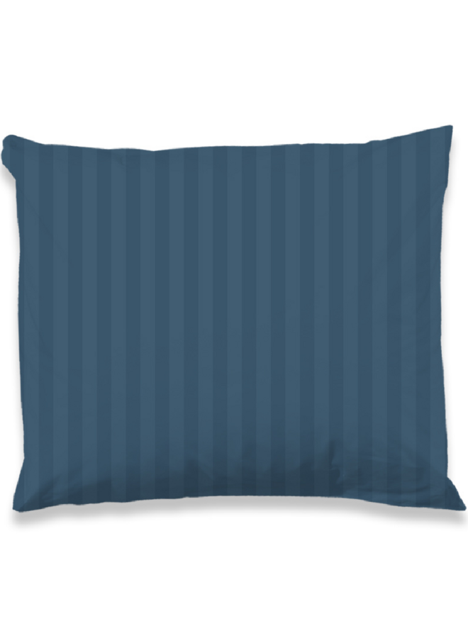 Kussensloop Sevilla Denim Blauw - Katoensatijn