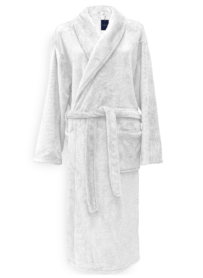 Badjas Bozzolo Wit - Fleece Polyester