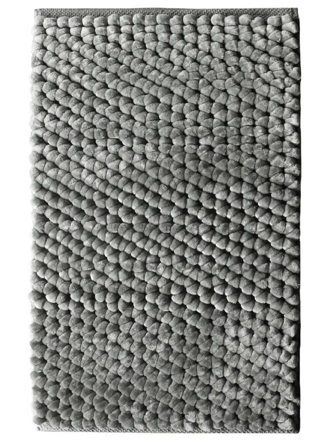 Badmat Lusso Grijs - Polyester/Katoen