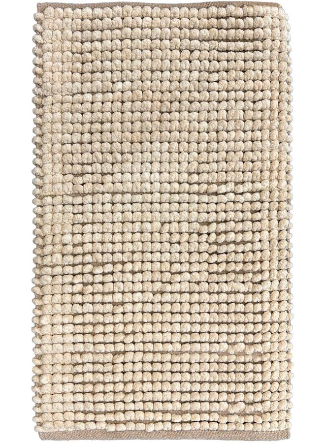 Badmat Fabrizio Taupe - Katoen/Polyester