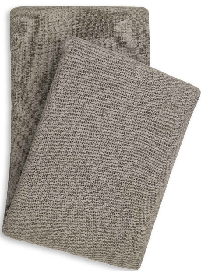 Sprei Ica Taupe - Katoen