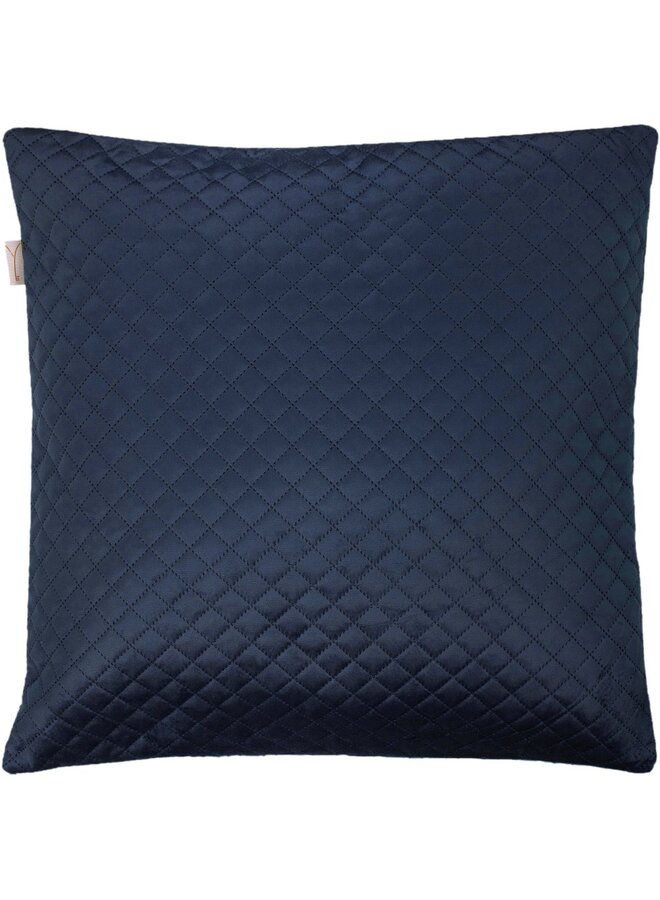 Sierkussen Victoria Navy Blauw - Polyester