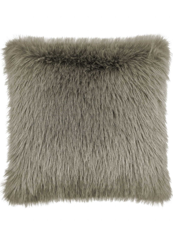 Sierkussen Perle Taupe - Fake Fur