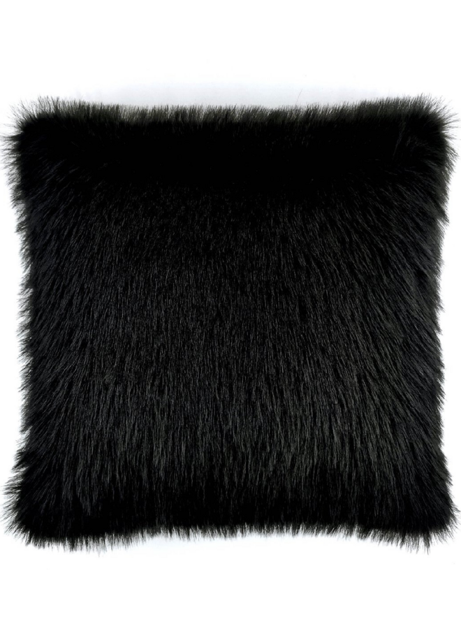 Sierkussen Perle Zwart - Fake Fur