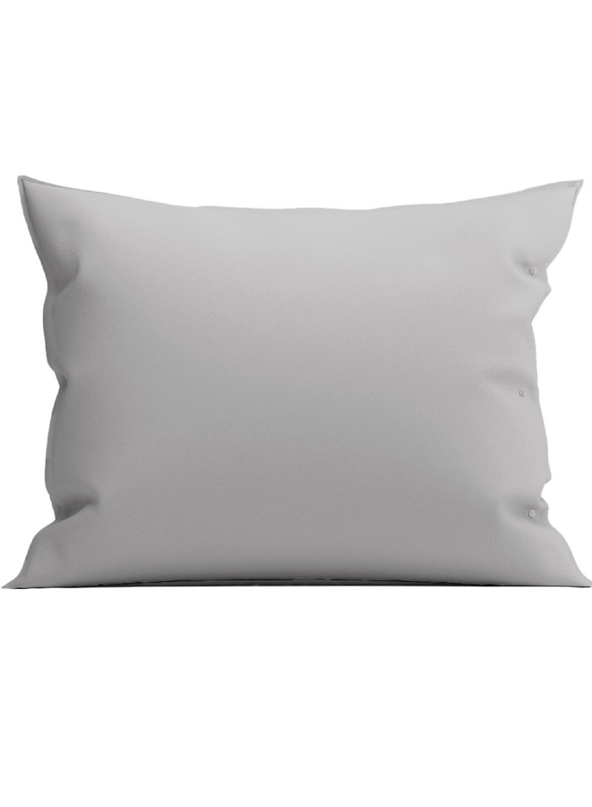 Kussensloop Mumbai Grijs - Percale Katoen