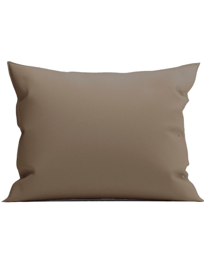 Kussensloop Mumbai Taupe - Percale Katoen