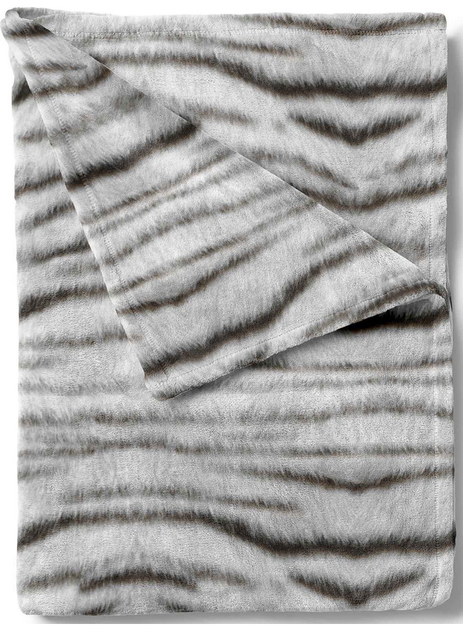 Plaid Siberische Tijger - Polyester