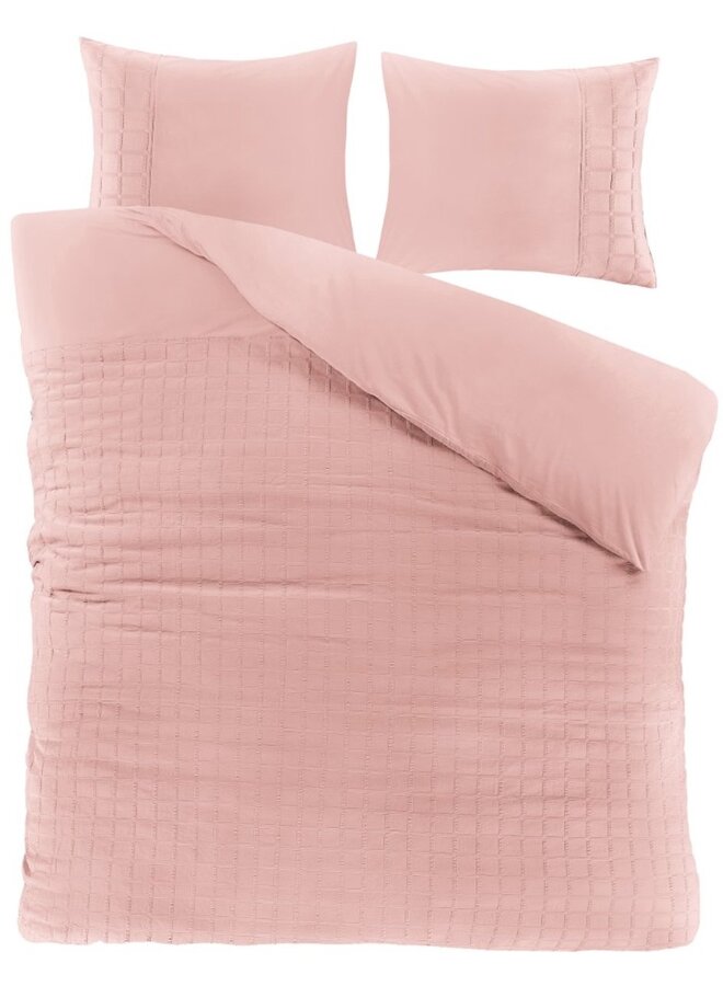 Dekbedovertrek Hudson Roze - Percale Katoen