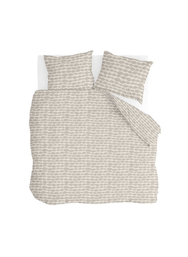 Dekbedovertrek Alan Beige - Polyester/Katoen