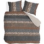 Byrklund Dekbedovertrek Animal Stripes Beige - Polyester