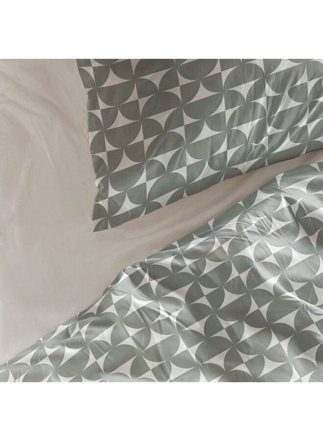 Byrklund Dekbedovertrek Arc Fushion Groen - Polyester
