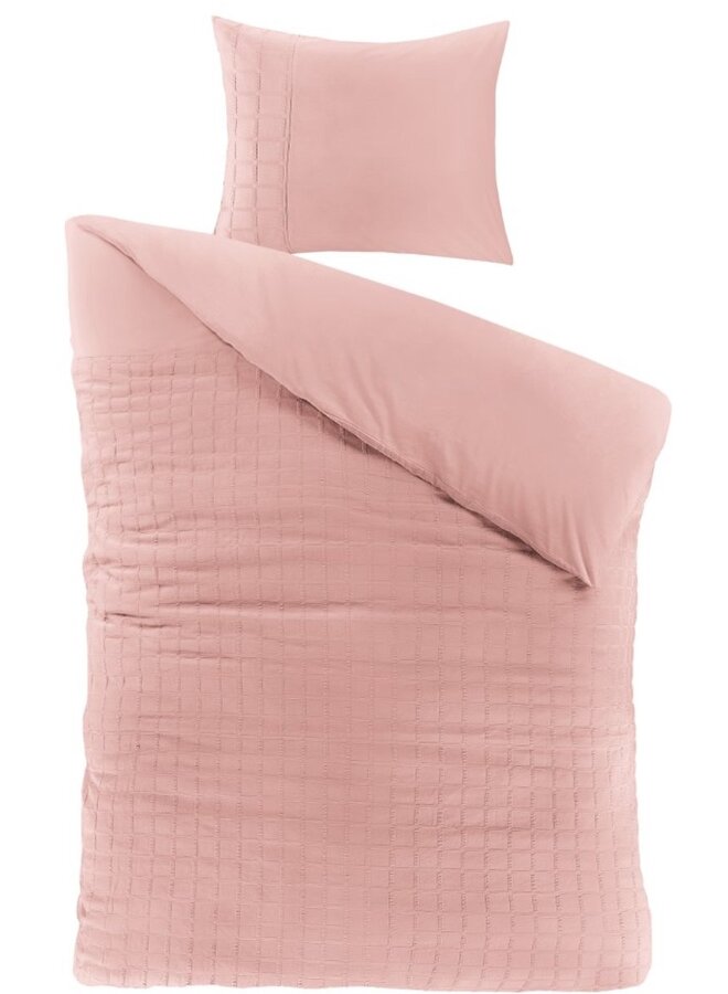 Papillon Dekbedovertrek Hudson Roze - Percale Katoen