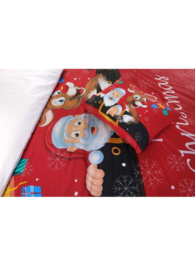 Day Dream Dekbedovertrek Merry Christmas Multi - Katoen