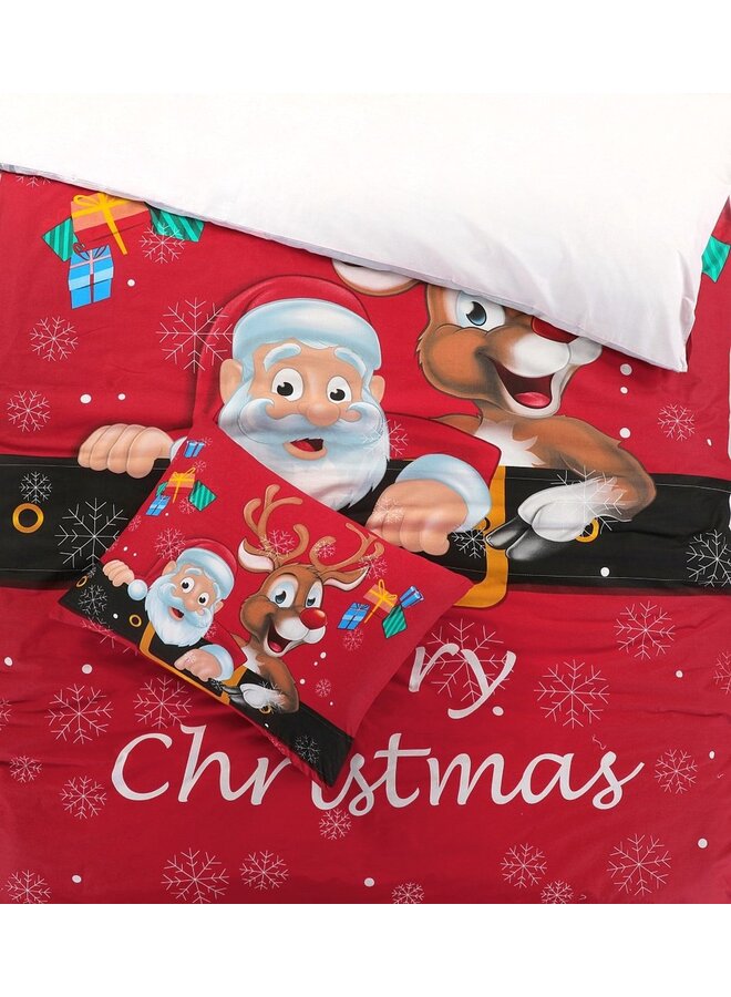 Day Dream Dekbedovertrek Merry Christmas Multi - Katoen