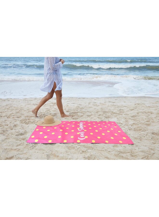 Lucca Strandlaken Cool Summer Roze - Microvezel