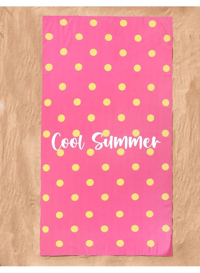 Lucca Strandlaken Cool Summer Roze - Microvezel