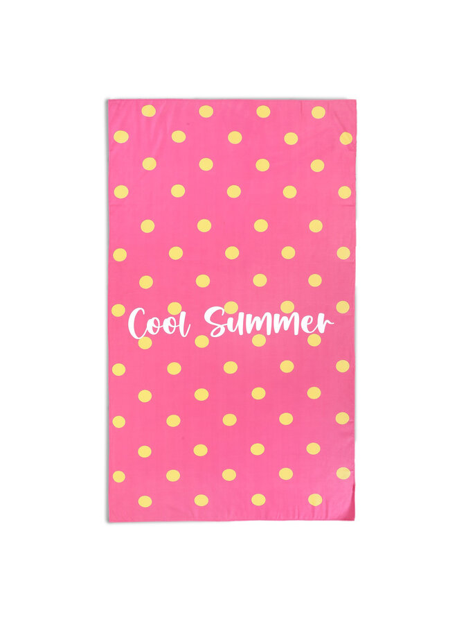 Lucca Strandlaken Cool Summer Roze - Microvezel