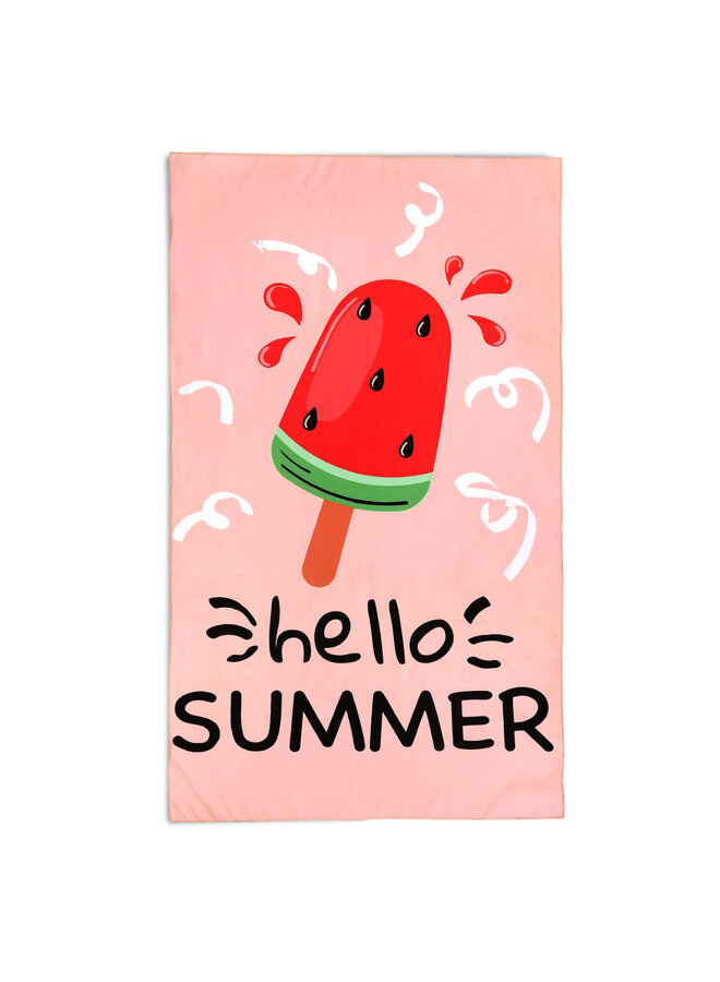 Lucca Strandlaken Hello Summer Multi - Microvezel