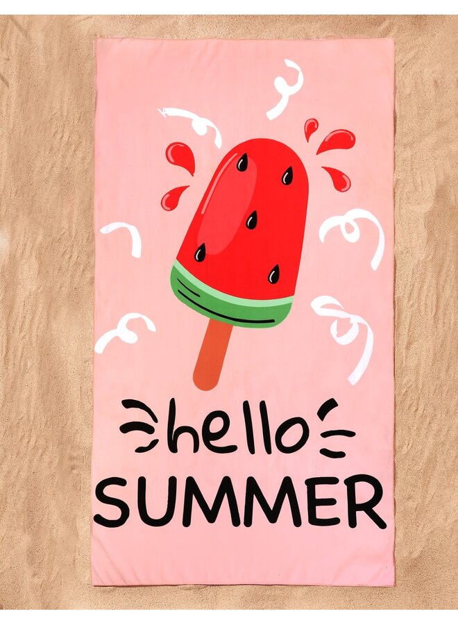 Lucca Strandlaken Hello Summer Multi - Microvezel