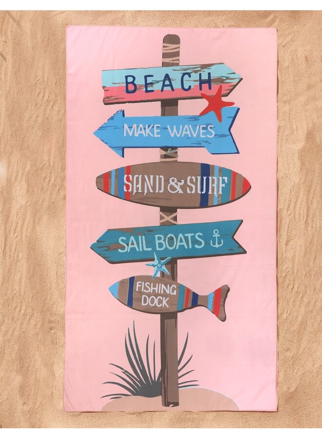 Lucca Strandlaken Make Waves Multi - Microvezel