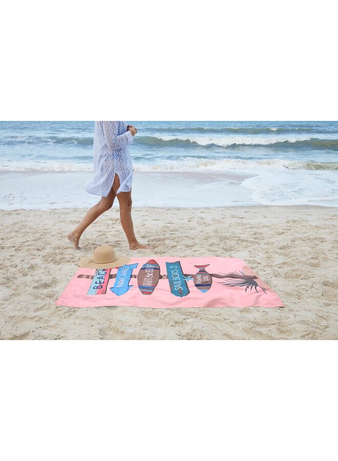 Lucca Strandlaken Make Waves Multi - Microvezel
