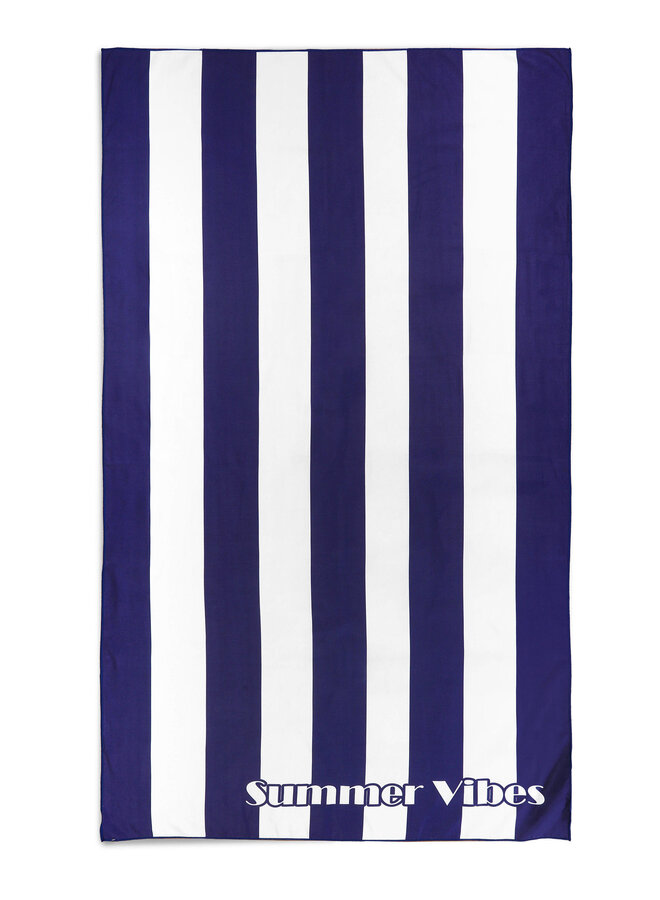 Lucca Strandlaken Summer Vibes Navy - Microvezel