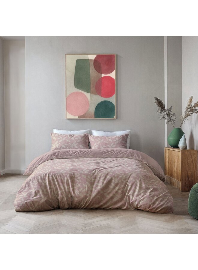 Byrklund Dekbedovertrek Fresh Garden Roze - Polyester