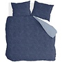 Byrklund Dekbedovertrek Lines Grid Donkerblauw - Polyester