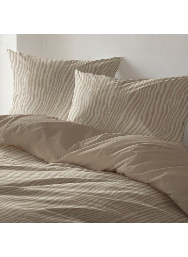 Byrklund Dekbedovertrek Sandy Lines Beige - Polyester