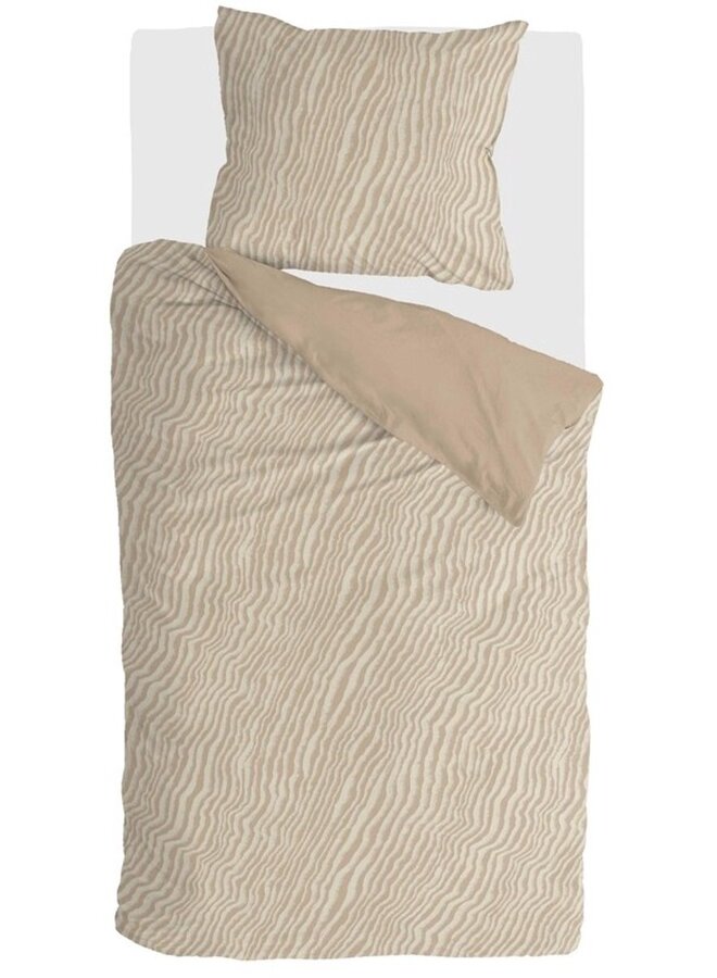 Byrklund Dekbedovertrek Sandy Lines Beige - Polyester